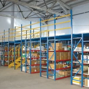 mezzanine storage rack 500x500 1 Aditya Steel Industries