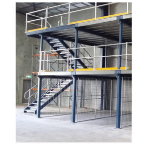 two tier mezzanine floor 500x500 1 Aditya Steel Industries